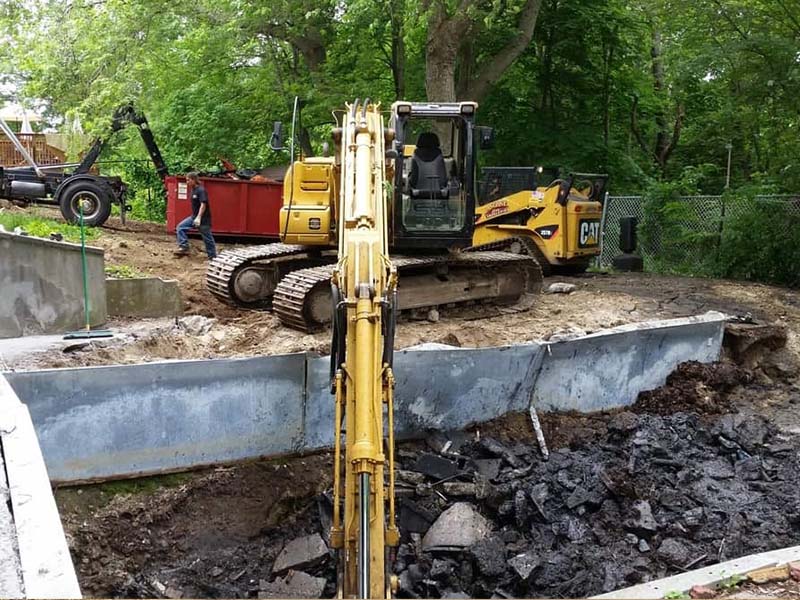 pool removal & excavation